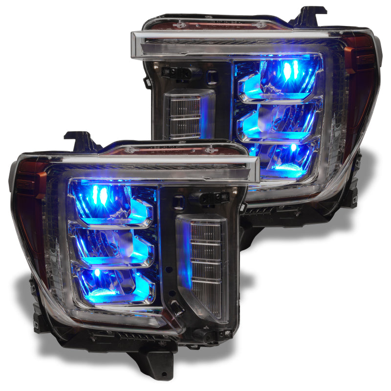 ORACLE Lighting Headlights Oracle 19-21 Silverado/Sierra 1500 RGB Demon Eye Headlight Kit - w/o Controller SEE WARRANTY