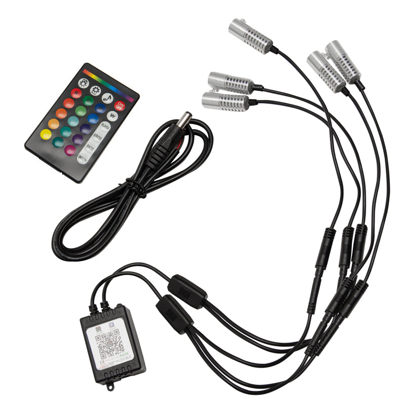 ORACLE Lighting Light Accessories and Wiring Oracle Fiber Optic LED Light Head - ColorSHIFT (4PCS) - ColorSHIFT SEE WARRANTY