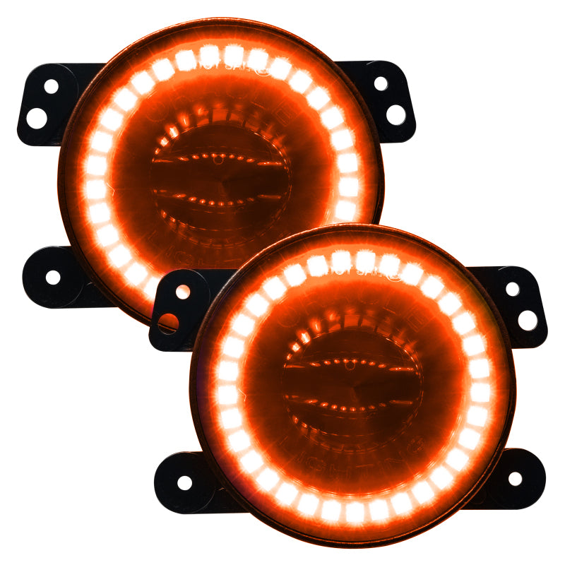 ORACLE Lighting Fog Lights Oracle Jeep Wrangler JK/JL/JT High Performance W LED Fog Lights - w/o Controller SEE WARRANTY