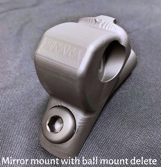 CMM Offroad Mirrors JL/JLU A-Pillar Side Mirror with Base Mount,  Driver OR Passenger Side