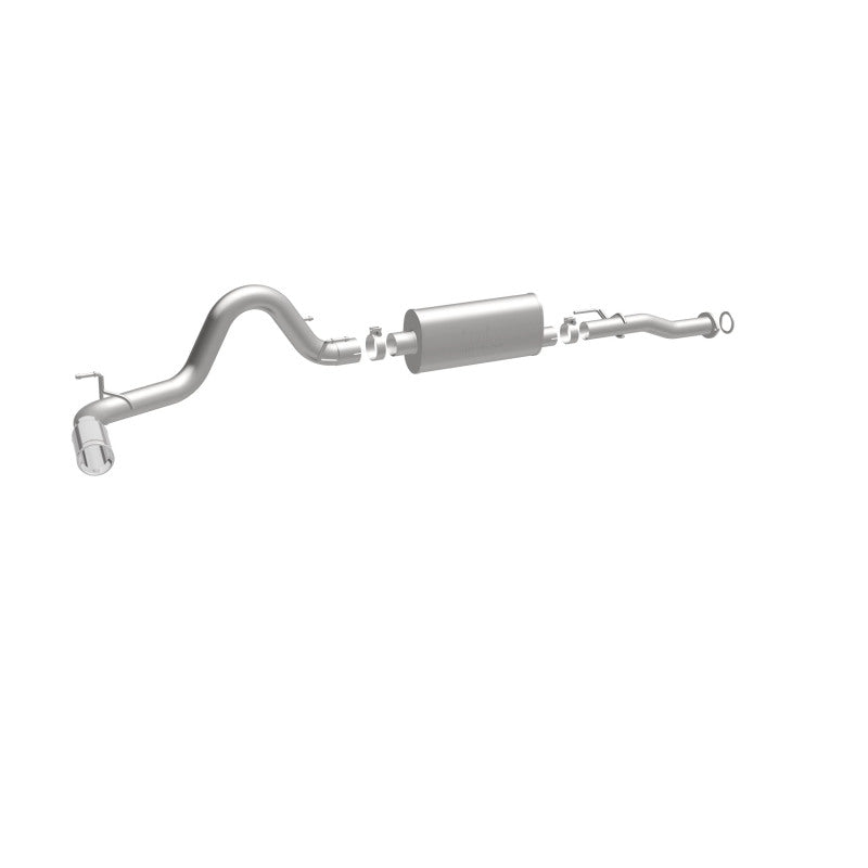 Magnaflow Catback MagnaFlow Cat-Back 2016 Toyota Tacoma 3.5L V6 SS 3in Single Pass Side Exit Rear 4in Tip