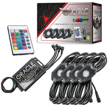 Load image into Gallery viewer, ORACLE Lighting Light Bars &amp; Cubes Oracle Bluetooth + RF Underbody Rock Light Kit - 4 PCS - ColorSHIFT SEE WARRANTY
