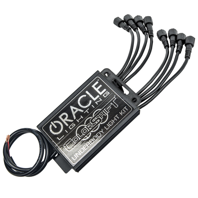 ORACLE Lighting Light Bars & Cubes Oracle Bluetooth + RF Underbody Rock Light Kit - 8 PCS - ColorSHIFT SEE WARRANTY