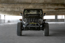 Load image into Gallery viewer, DV8 Offroad Bumpers - Steel DV8 Offroad 07-23 Jeep Wrangler/Gladiator JT/JK/JL FS-25 Stubby Front Bumper w/Plated Bull Bar