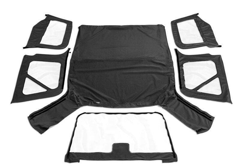 Rampage Soft Tops Rampage 1997-2006 Jeep Wrangler(TJ) OEM Replacement Top - Black Diamond