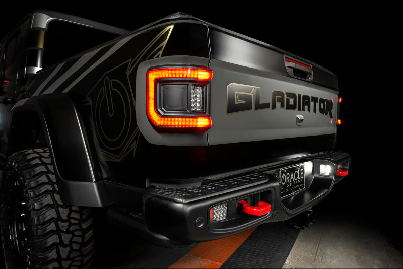 ORACLE Lighting Tail Lights Oracle 2020+ Jeep Gladiator JT Flush Mount LED Tail Lights -  Tinted Lens