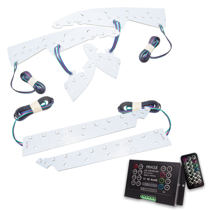 ORACLE Lighting Headlights Oracle 14-15 GMC Sierra Headlight DRL Upgrade Kit - ColorSHIFT w/ 2.0 Controller SEE WARRANTY