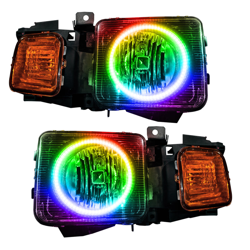 ORACLE Lighting Headlights Oracle 06-10 Hummer H3 SMD HL (Combo) - ColorSHIFT Dynamic SEE WARRANTY