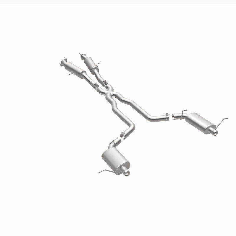 Magnaflow Catback MagnaFlow 12 Jeep Grand Cherokee V8 6.4L Dual Split Rear Exit Stainless Cat Back Performance Exhaust