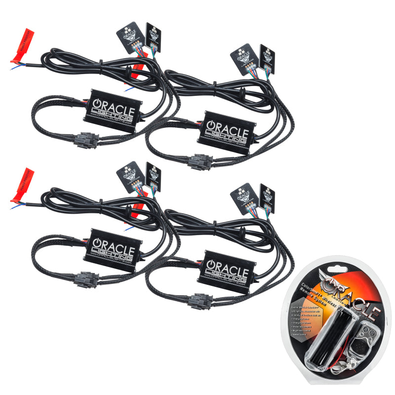 ORACLE Lighting Headlights Oracle 2022 Ford Maverick RGB Headlight Demon Eye Kit - ColorSHIFT w/RF Controller SEE WARRANTY
