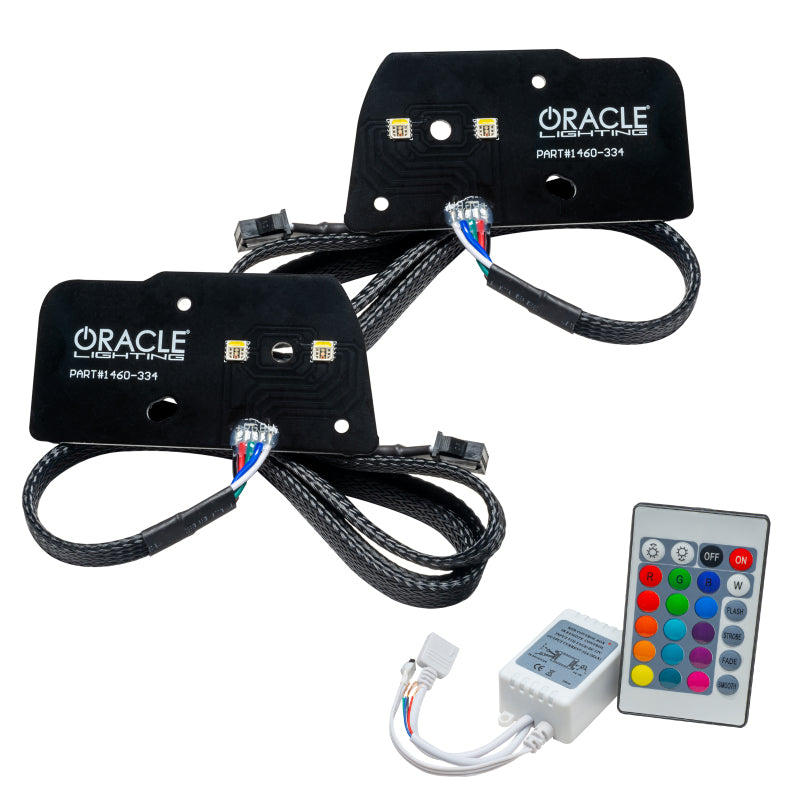 ORACLE Lighting Headlights Oracle 21-22 Ford F-150 ColorSHIFT RGB+W Headlight DRL Upgrade Kit w/ Simple Controller SEE WARRANTY