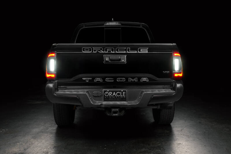 ORACLE Lighting Tail Lights Oracle Lighting 2016-2023 Gen 3 Toyota Tacoma Flush Style LED Tail Lights SEE WARRANTY