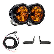 Load image into Gallery viewer, Rigid Industries Light Bars &amp; Cubes Rigid Industries 2017+ Polaris Pro R/Turbo R Revolve Amber PRO A-Pillar Light Kit
