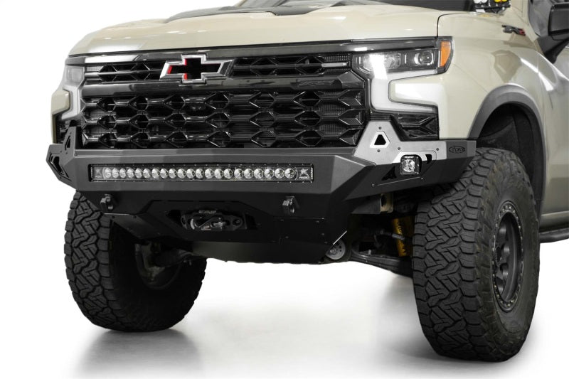 Addictive Desert Designs Bumpers - Steel Addictive Desert Designs 2022+ Chevy Silverado 1500 ZR2 Stealth Fighter Front Bumper