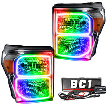 Load image into Gallery viewer, ORACLE Lighting Headlights Oracle 11-16 Ford F250/350 LED HL - ColorSHIFT w/ BC1 Controller