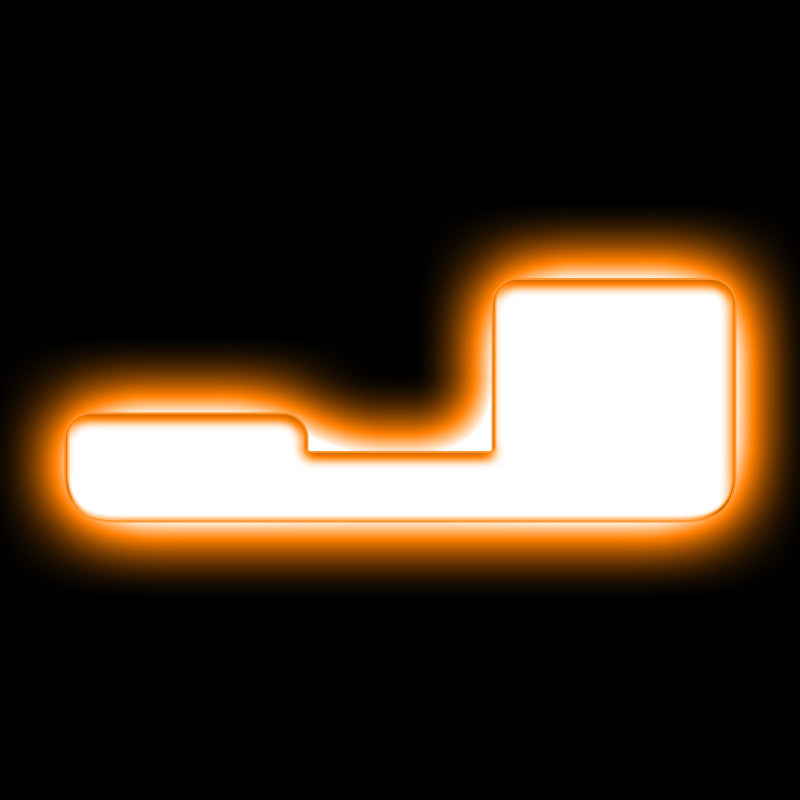 ORACLE Lighting Light Accessories and Wiring ORACLE Lighting Universal Illuminated LED Letter Badges - Matte Wht Surface Finish - J SEE WARRANTY