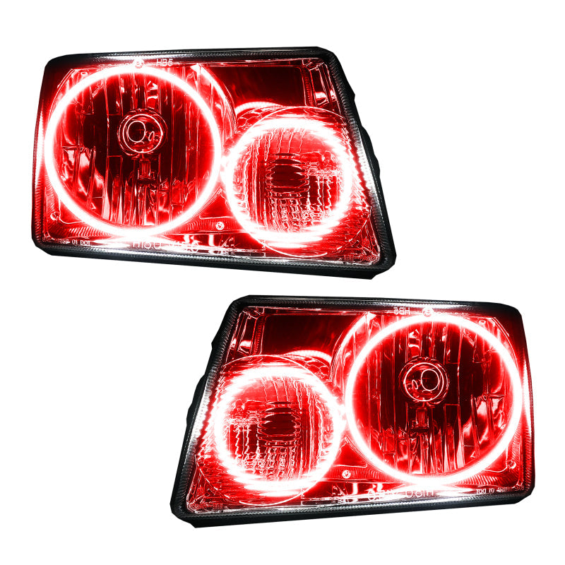 ORACLE Lighting Headlights Oracle Lighting 01-11 Ford Ranger Pre-Assembled LED Halo Headlights -Red SEE WARRANTY