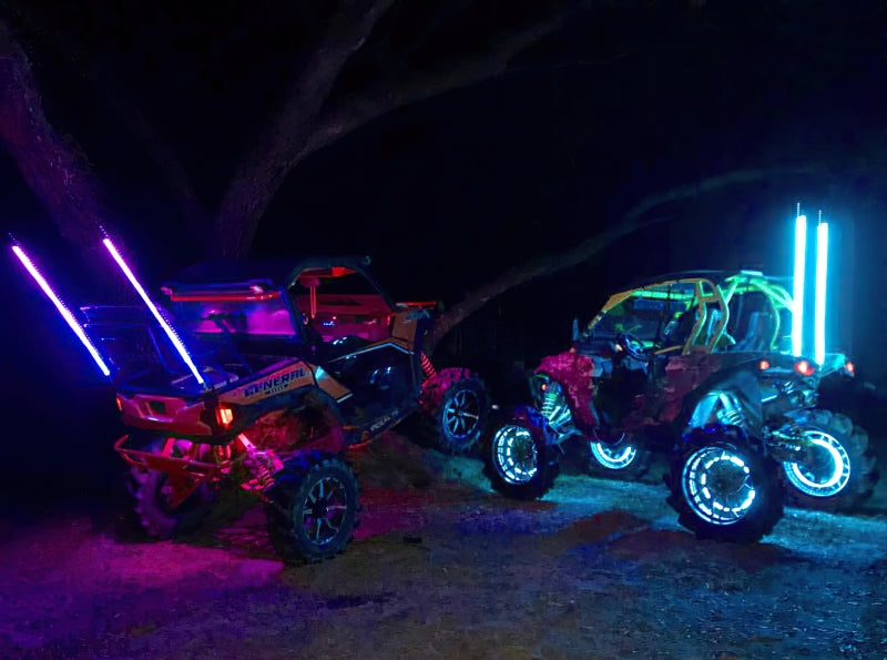 ORACLE Lighting Light Accessories and Wiring Oracle Off-Road 4ft LED Whip - ColorSHIFT SEE WARRANTY