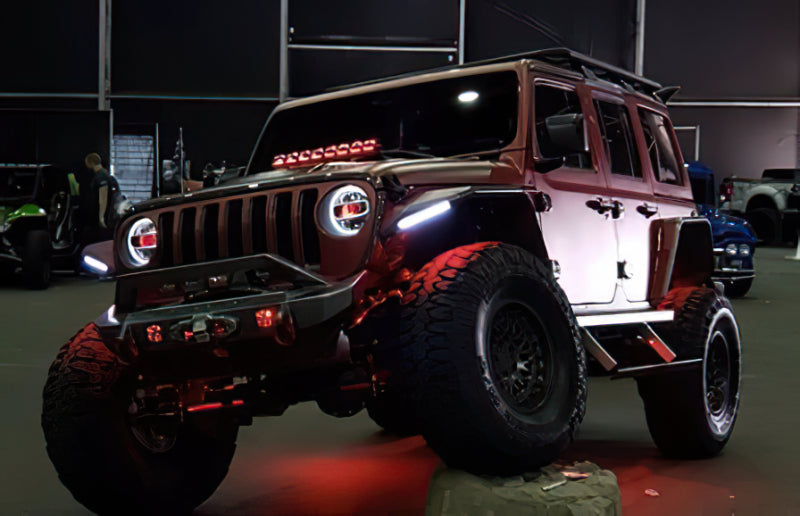 ORACLE Lighting Headlights Oracle Jeep Wrangler JL/Gladiator JT Projector Illumination Kit - w/o Controller SEE WARRANTY