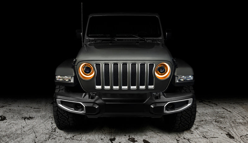 ORACLE Lighting Headlights Oracle Jeep JL/Gladiator JT Oculus Bi-LED Projector Headlights - Amber/White Switchback SEE WARRANTY