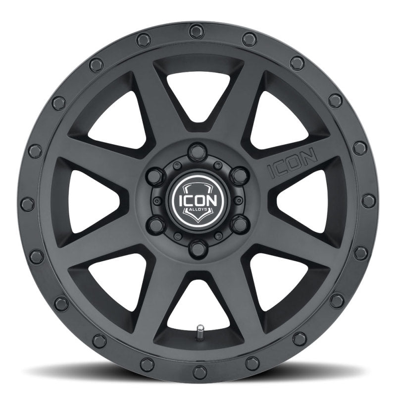 ICON Wheels - Cast ICON Rebound 17x8.5 5x5 -6mm Offset 4.5in BS 71.5mm Bore Double Black Wheel