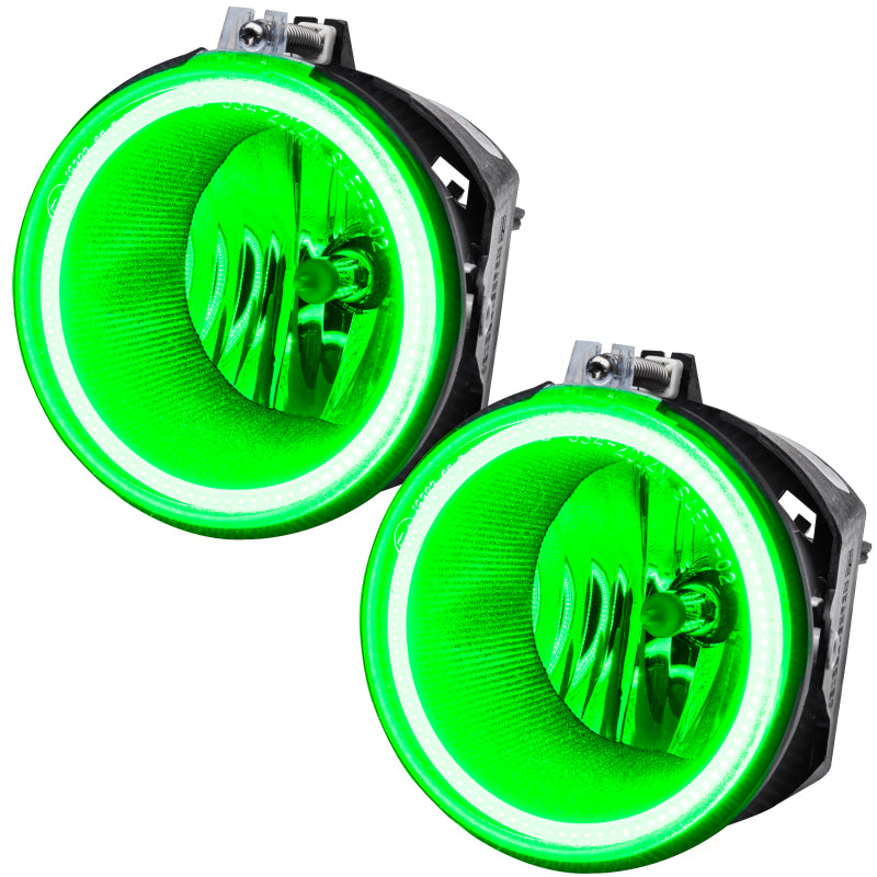 ORACLE Lighting Headlights Oracle Lighting 06-10 Jeep Commander Pre-Assembled LED Halo Headlights -Green SEE WARRANTY