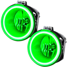 Load image into Gallery viewer, ORACLE Lighting Headlights Oracle Lighting 06-10 Jeep Commander Pre-Assembled LED Halo Headlights -Green SEE WARRANTY