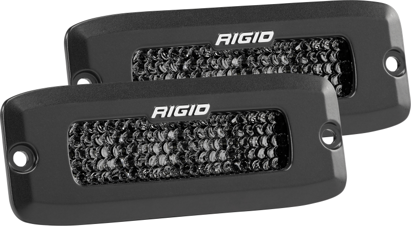 Rigid Industries Light Bars & Cubes Rigid Industries SR-Q Series PRO Midnight Edition - Spot - Diffused - Pair