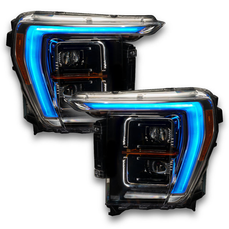 ORACLE Lighting Headlights Oracle 21-22 Ford F-150 ColorSHIFT RGB+W Headlight DRL Upgrade Kit w/ RF Controller SEE WARRANTY