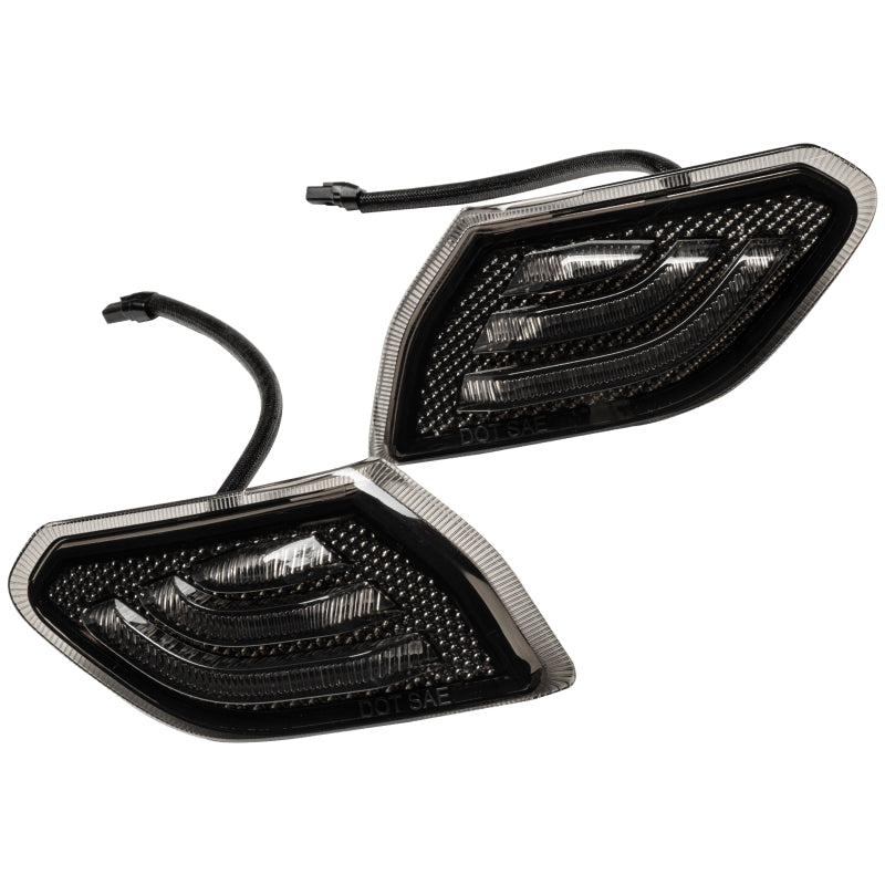 ORACLE Lighting Light Strip LED Oracle Jeep Wrangler JL Smoked Lens LED Front Sidemarkers SEE WARRANTY
