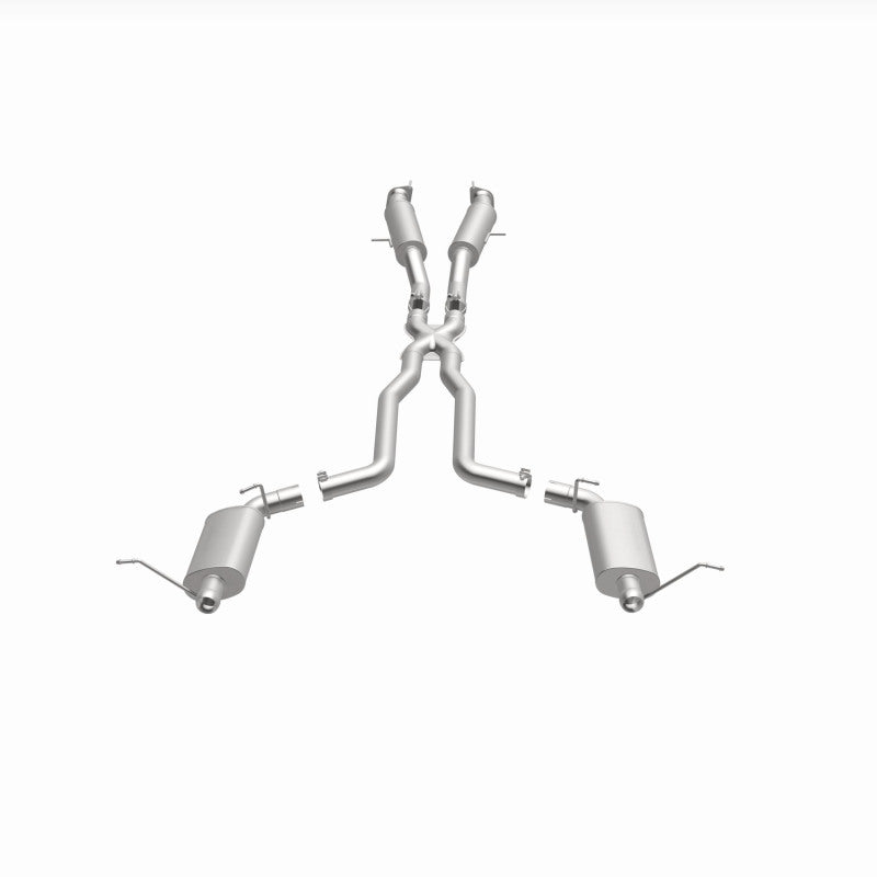 Magnaflow Catback MagnaFlow 12 Jeep Grand Cherokee V8 6.4L Dual Split Rear Exit Stainless Cat Back Performance Exhaust
