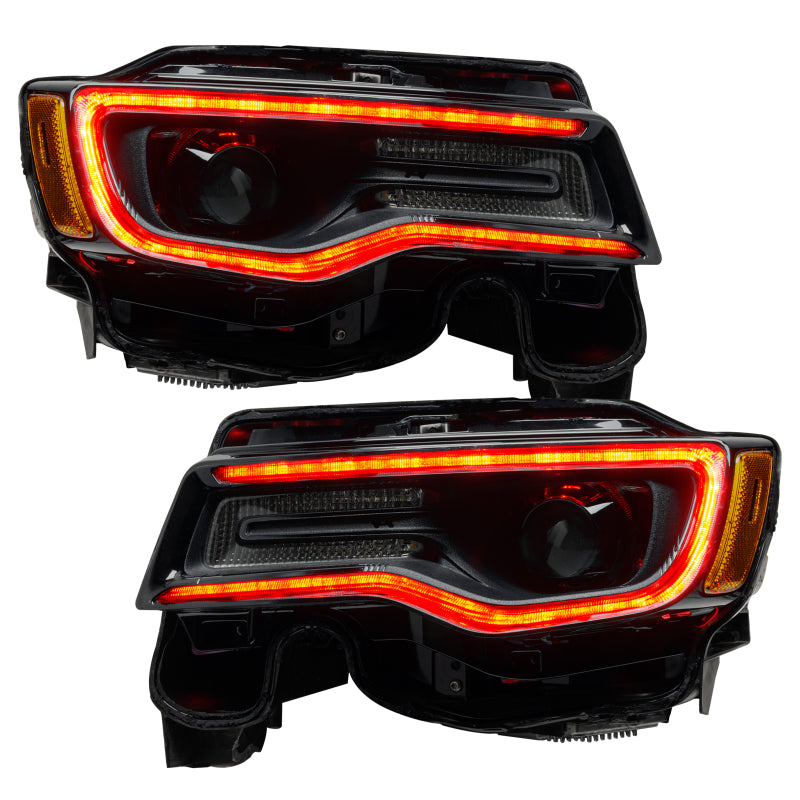 ORACLE Lighting Headlights Oracle 1421 Jeep Grand Cherokee Dynamic Headlight DRL Upgrade Kit  ColorSHIFT Dynamic SEE WARRANTY
