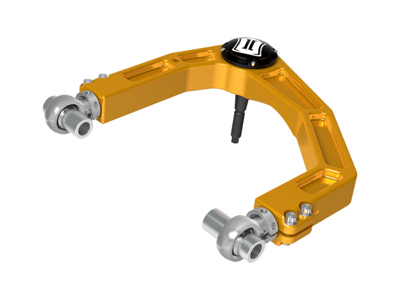 ICON Control Arms ICON 2024 Toyota Tacoma Billet Upper Control Arm w/ Delta Joint Pro - Gold Anodized