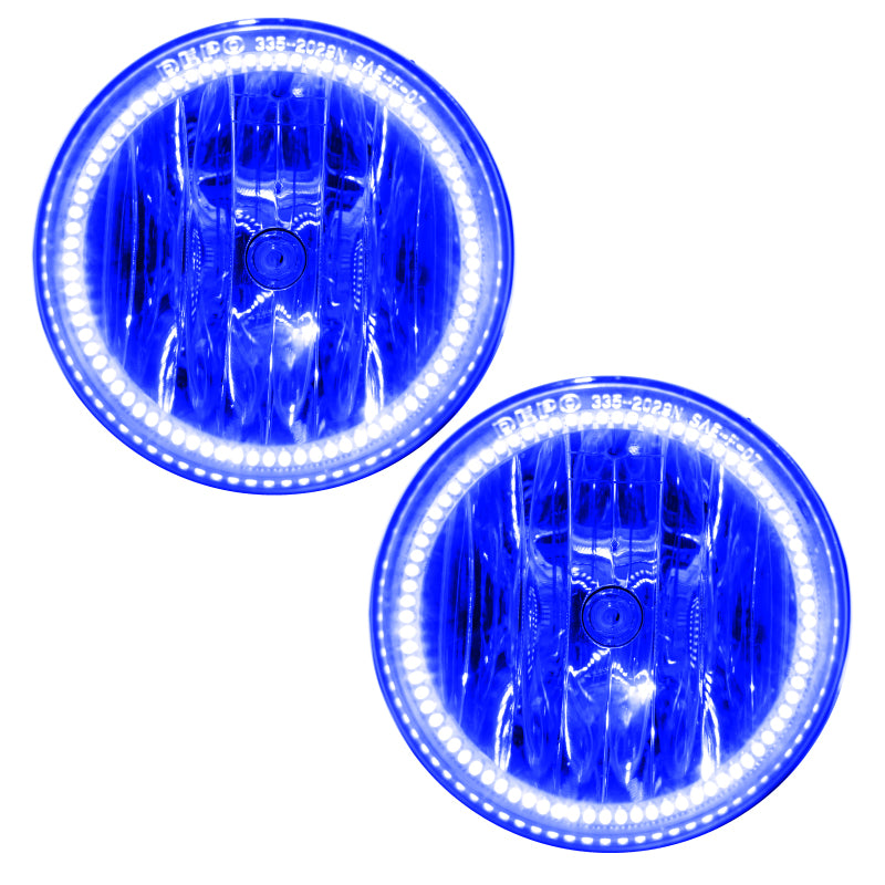 ORACLE Lighting Fog Lights Oracle Lighting 14-15 GMC Sierra 1500 Pre-Assembled LED Halo Fog Lights -Blue SEE WARRANTY