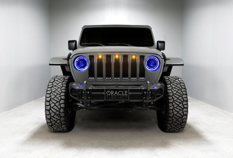 ORACLE Lighting Headlights Oracle Oculus Bi-LED Projector Headlights for Jeep JL/Gladiator JT - w/ Simple Cntrl SEE WARRANTY