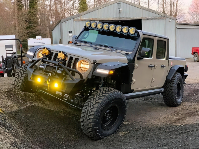 ORACLE Lighting Light Strip LED Oracle Jeep Wrangler JL Smoked Lens LED Front Sidemarkers SEE WARRANTY