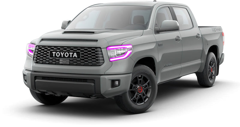 ORACLE Lighting Headlights Oracle 18-21 Toyota Tundra Dynamic ColorSHIFT Headlight DRL Upgrade Kit SEE WARRANTY