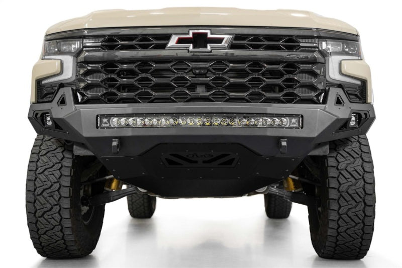 Addictive Desert Designs Bumpers - Steel Addictive Desert Designs 2022+ Chevy Silverado 1500 ZR2 Stealth Fighter Front Bumper