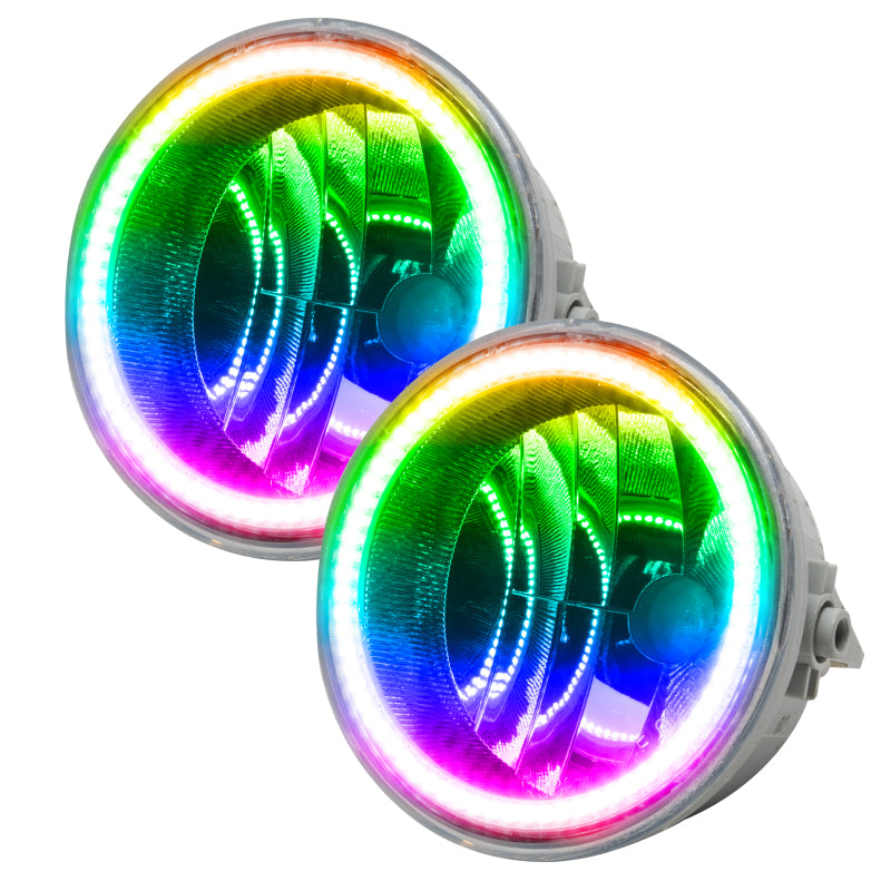 ORACLE Lighting Fog Lights Oracle 06-10 Ford F-150 Round SMD FL - ColorSHIFT SEE WARRANTY