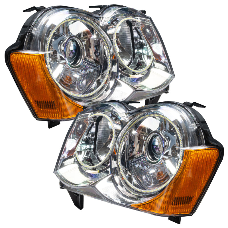 ORACLE Lighting Headlights Oracle 08-10 Jeep Grand Cherokee SMD HL - HID - ColorSHIFT w/ BC1 Controller