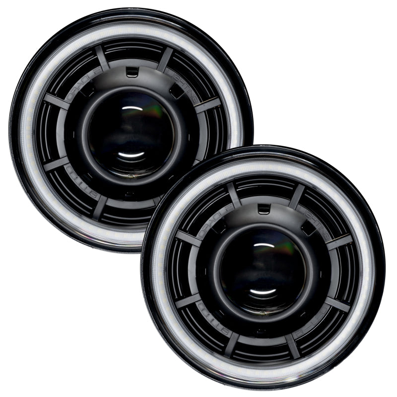 ORACLE Lighting Headlights Oracle Oculus 7in Bi-LED Projector Headlights for Jeep Wrangler JK - 6000K SEE WARRANTY