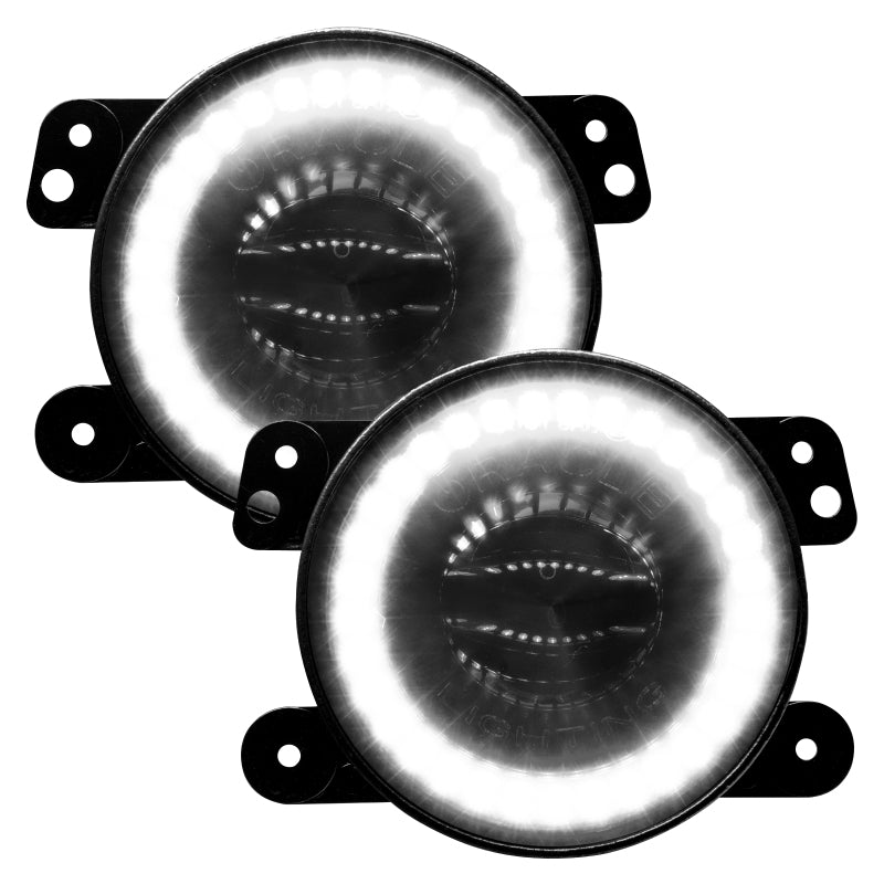 ORACLE Lighting Fog Lights Oracle Jeep Wrangler JK/JL/JT High Performance W LED Fog Lights - w/o Controller SEE WARRANTY