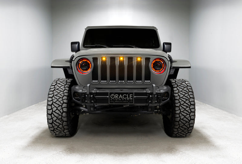 ORACLE Lighting Headlights Oracle Oculus Bi-LED Projector Headlights for Jeep JL/Gladiator JT - w/ BC1 Controller SEE WARRANTY