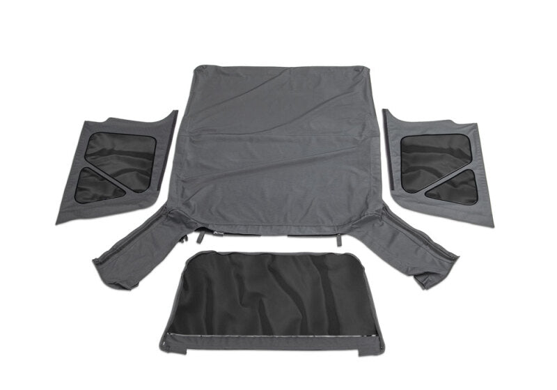 Rampage Soft Tops Rampage 1997-2006 Jeep Wrangler(TJ) OEM Replacement Top - Black Denim