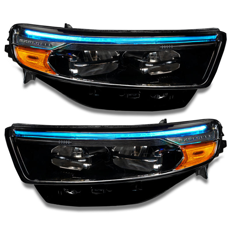 ORACLE Lighting Headlights Oracle 20-22 Ford Explorer Dynamic RGB Headlight DRL Kit - - w/ 2.0 Controller SEE WARRANTY