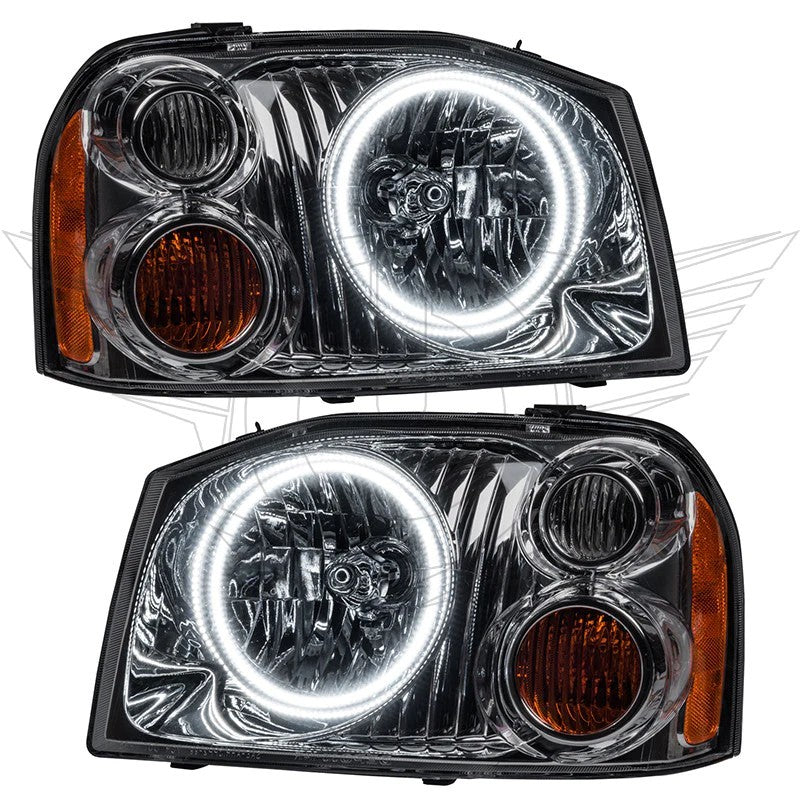 ORACLE Lighting Headlights Oracle 01-04 Nissan Frontier SMD HL - Dual Halo - ColorSHIFT w/ BC1 Controller