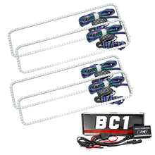Load image into Gallery viewer, ORACLE Lighting Headlights Oracle GMC Sierra 88-98 Dual Halo Kit - ColorSHIFT w/ BC1 Controller SEE WARRANTY