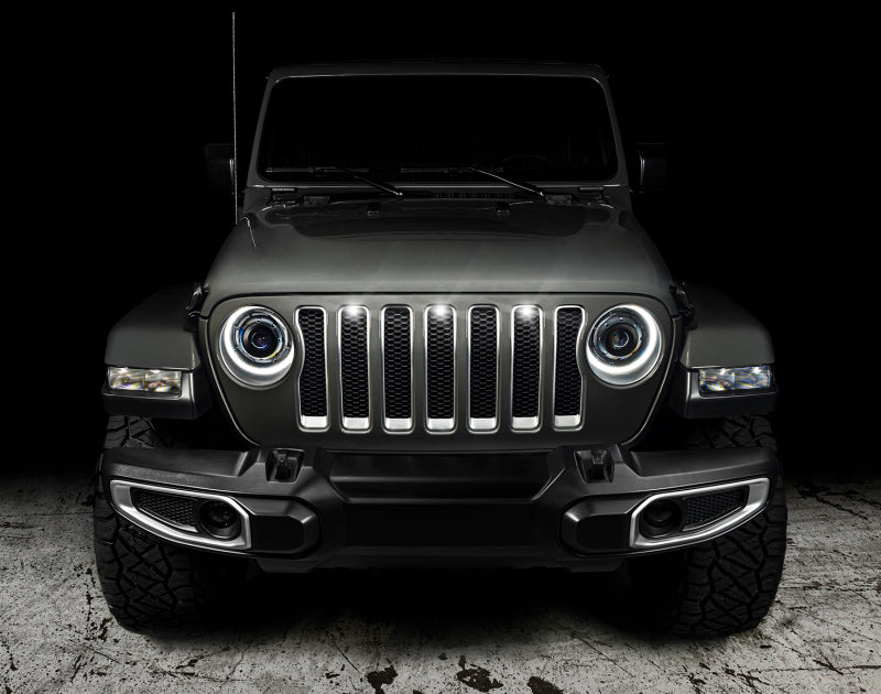 ORACLE Lighting Light Strip LED Oracle Pre-Runner Style LED Grille Kit for Jeep Wrangler JL - White SEE WARRANTY