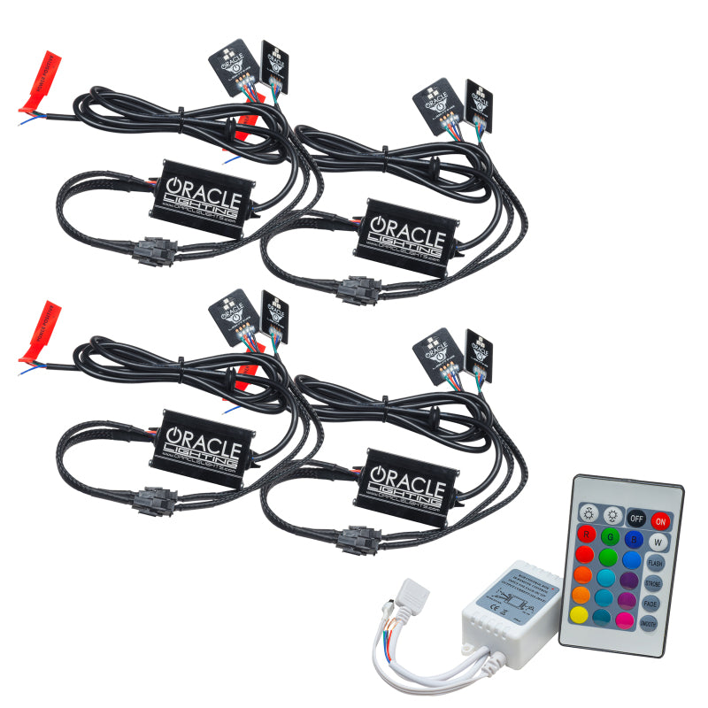 ORACLE Lighting Headlights Oracle 2022 Ford Maverick RGB Headlight Demon Eye Kit - ColorSHIFT w/Simple Controller SEE WARRANTY