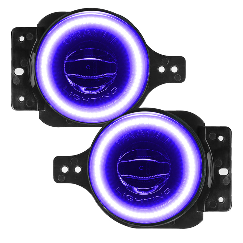 ORACLE Lighting Fog Lights Oracle Jeep Wrangler JL/JT Sport High Performance W LED Fog Lights - ColorSHIFT w/o Controller